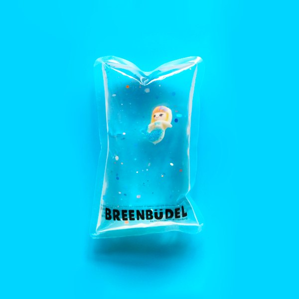  BREENBÜDEL Kühlkissen - Motiv Meerjungfrau blau