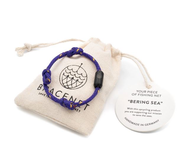 BERING SEA Bracenet Armband  - Verschluss Schwarz